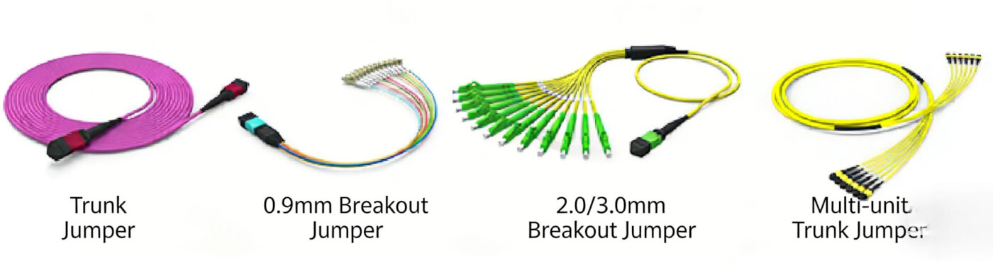 OM3 multimode 10G MTP MPO fiber jumper connector cable