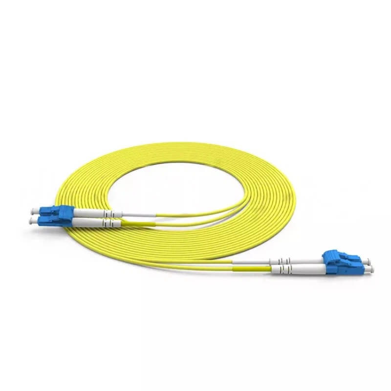 LC to LC single mode OS2 duplex fiber patch cord network cable