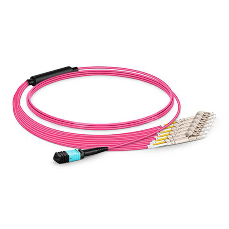 12 fibers mpo patch cord om4 multimode