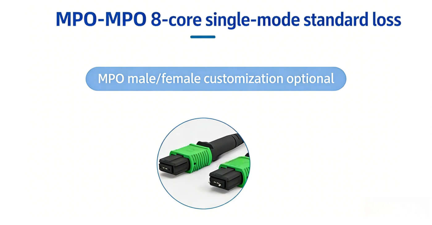 mpo lc patch cord optical fiber patchcord