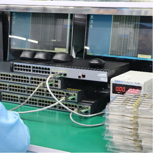 Optical module production workshop assembly line factory