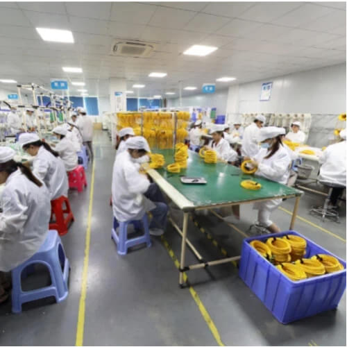 MPO Fiber Patch Cord Production Workshop Line