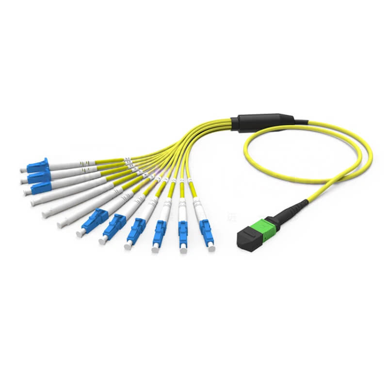 MPO fiber optic patch cord multimode OM3 OM4
