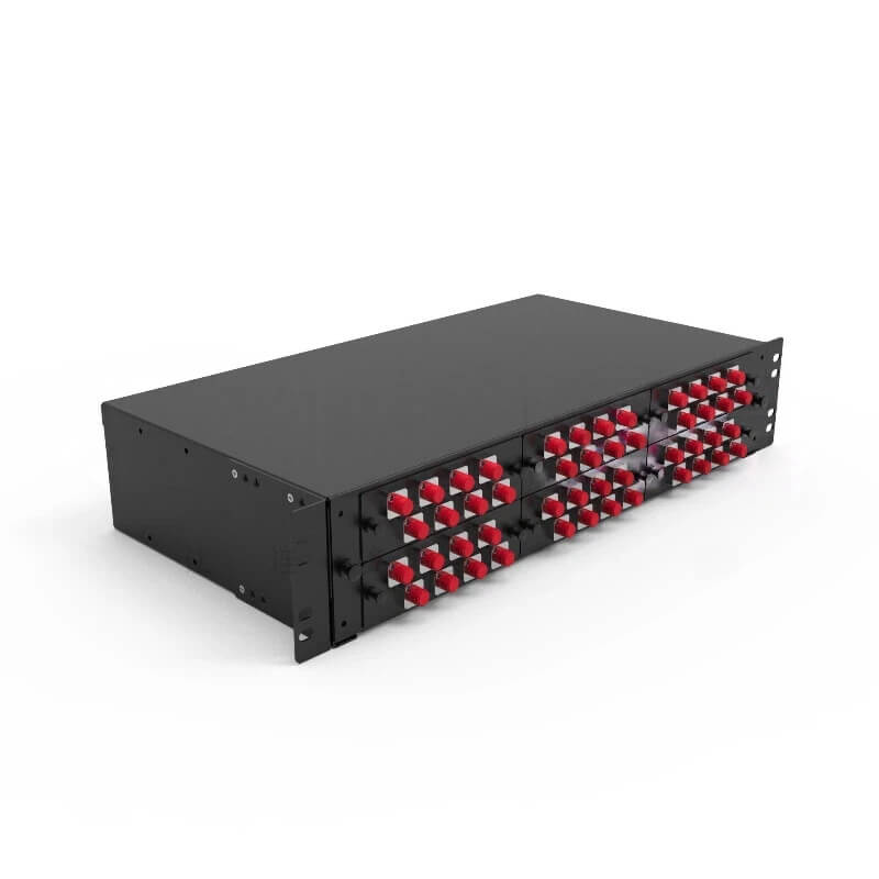 96 core ODF rack mount fiber optic enclosure