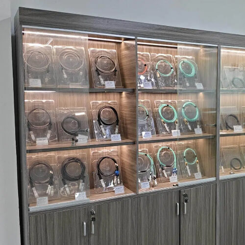 Fiber optic factory showroom