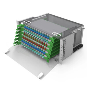 High density 48 core fiber ODF enclosure 19 inch standard rack mount